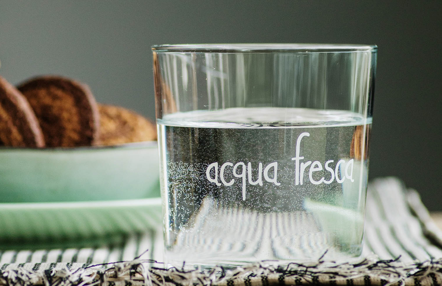 Set 6 Bicchieri acqua Acqua fresca